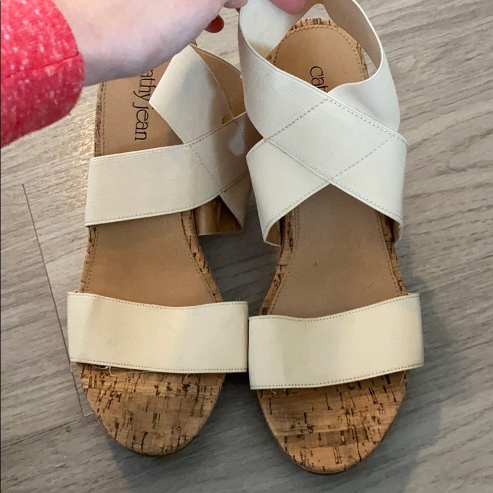 Cathy Jean wedges, size 10